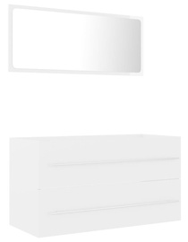 Vannitoa mööblikomplekt VLX 804845, valge, 38.5 x 90 cm x 48 cm