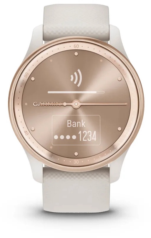 Умные часы Garmin vívomove® Trend 010-02665-01, кремовый