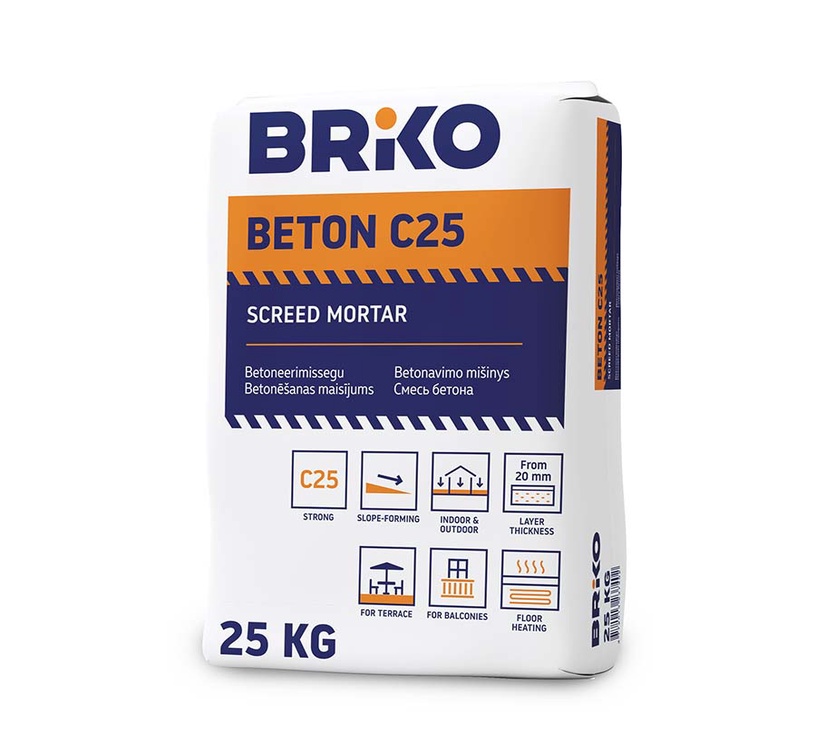 Betoon Briko, remondi, 25 kg