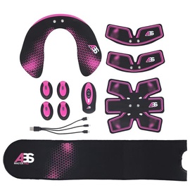 Masāžas ierīce HMS ABS Master Pro, 0.3 kg, melna/rozā