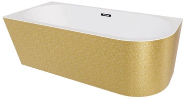 Vann, teisaldatav Besco Zoya Glam Gold, 150 cm x 75 cm x 58 cm, vasakpoolne