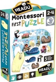 Koka puzle Headu Montessori Pole 390382, daudzkrāsaina