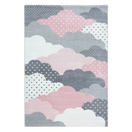 Ковер комнатные Bambi Clouds 2002900820, белый/розовый/серый, 290 см x 200 см