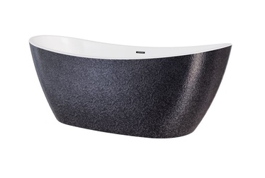 Vann, teisaldatav Besco Ayla Glam, 170 cm x 80 cm x 68 cm, ovaalne