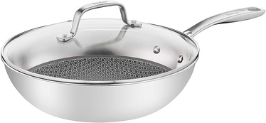 Сковорода Tefal Eternal Mesh E49716, 280 мм, алюминий/нержавеющая сталь