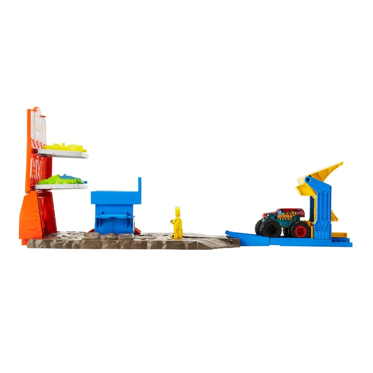 Komplekts Mattel Hot Wheels Monster Trucks Blast Station Playset