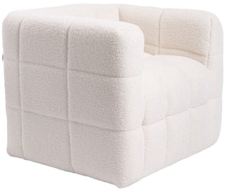 Atzveltnes krēsls Homla Biskoto Basic, krēmkrāsa, 80 cm x 68 cm x 65 cm