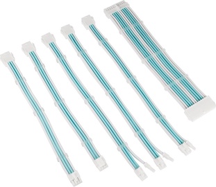 Кабель Kolink Core Adept Braider Cable Extension Kit 24-pin male, 24-pin male, 0.3 м, белый/голубой