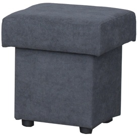 Pufs Bodzio TPU D5/2, tumši pelēka, 38 cm x 38 cm x 41 cm