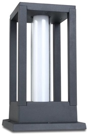 Āra laterna CristalRecord, 7W, LED, IP54, antracīta, 15 cm x 25.5 cm