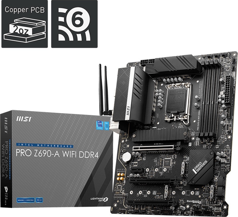 Mātesplate MSI PRO Z690-A WIFI DDR4