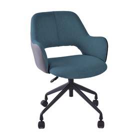 Офисный стул Home4you Keno 38918, 62 x 57 x 82 - 88 см, синий/серый