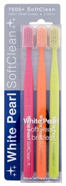Dantų šepetėlis White Pearl SoftClean, geltonas/oranžinis/rožinis