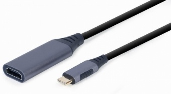 Juhe Gembird USB Type-C to HDMI A-USB3C-HDMI-01, must/hall, 0.15 m