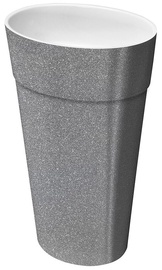 Brīvi stāvoša izlietne Besco Uniqa Glam, akmens masas, 32 cm x 46 cm x 84 cm