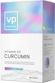 Витамины VP Laboratory Curcumin & D3, 0.06 кг