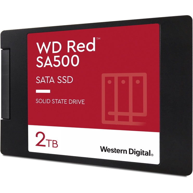 NAS kietasis diskas Western Digital Red SA500, 2000 GB