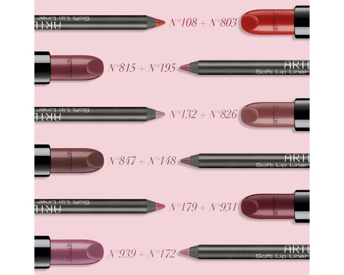 Huulepliiats Artdeco Soft Lip Liner Waterproof 108 Fireball, 1.2 g