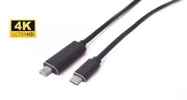 Кабель MicroConnect USB Type-C, Mini Displayport, 2 м, черный