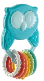 Zobu riņķis Chicco Owly Rattle, daudzkrāsains