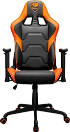 Spēļu krēsls Cougar Armor Elite CGR-ELI, 49 x 67.5 x 126 - 133 cm, melna/oranža