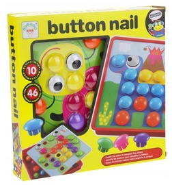 Mozaīka Button Nail 6612, daudzkrāsains