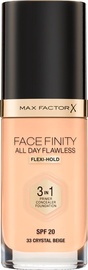Tonālais krēms Max Factor Facefinity 33 Crystal Beige, 30 ml