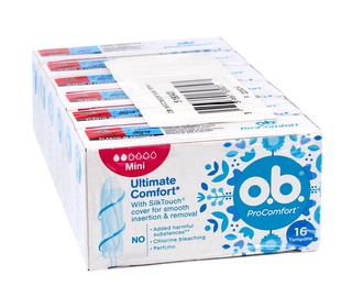 Higiēniskie tamponi O.B. ProComfort, Mini, 96 gab.