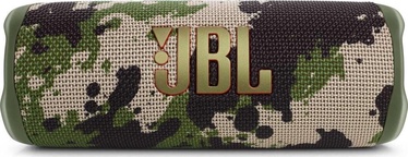 Беспроводной динамик JBL Flip 6, черный/зеленый/бежевый, 20 Вт