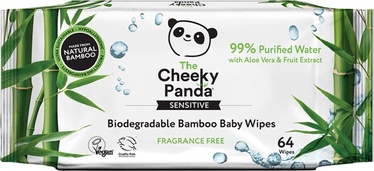 Влажные салфетки Cheeky Panda Baby Wipes, 64 шт.