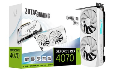 Videokarte Zotac GeForce RTX 4070 Twin Edge OC ZT-D40700Q-10M, 12 GB, GDDR6X