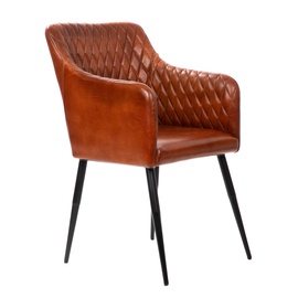 Atzveltnes krēsls Homla Brizo 863474, brūna, 55 cm x 60 cm x 86 cm