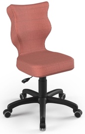 Bērnu krēsls Petit MT08, melna/rozā, 37 cm x 77 - 83 cm