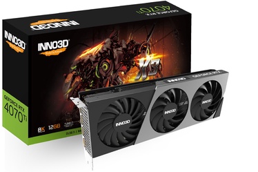 Videokarte Inno3D GeForce RTX 4070 Ti N407T3-126X-186148N, 16 GB, GDDR6X