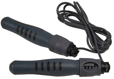 Lecamaukla EB FIT Skipping Rope, 2700 mm, melna/pelēka