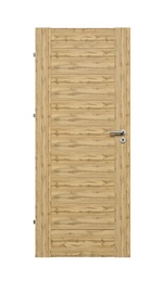 Полотно межкомнатной двери Domoletti Vienna, левосторонняя, дуб вотан, 203.5 x 84.4 x 4 см