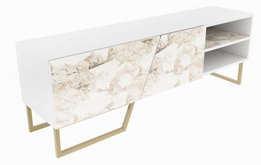 TV-laud Kalune Design Denasse, valge, 150 cm x 35 cm x 50.5 cm