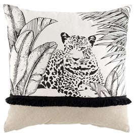 Декоративная подушка Douceur Leopardis, многоцветный, 45 см x 45 см