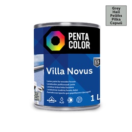 Fasāžu krāsa Pentacolor Villa Novus, pelēka, 1 l