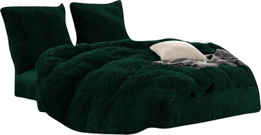 Ziemassvētku gultas veļas komplekts PFJ-008, tumši zaļa, 160x200 cm