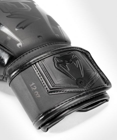 Боксерские перчатки Venum Elite Evo, черный, 12 oz
