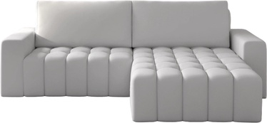 Stūra dīvāns Bonett Soft 17, balta, labais, 175 x 250 cm x 92 cm