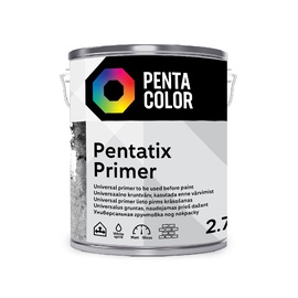 Grunts alkīda Pentacolor Pentatix, balta, 2.7 l