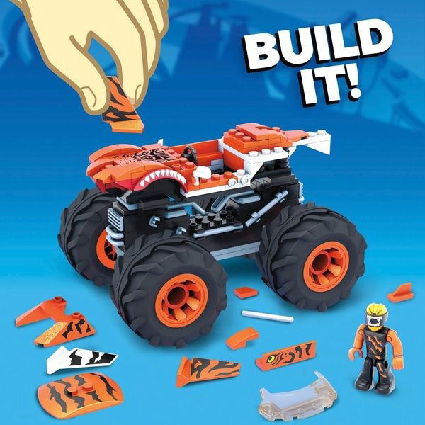 monster truck hot wheels lego