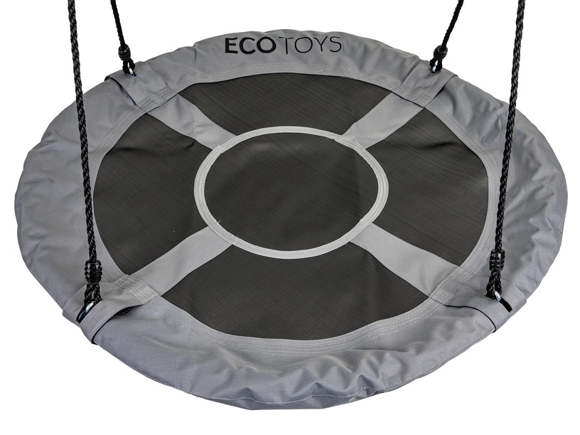 Качели-гнездо EcoToys Summer 622f3, 100 см, черный/серый