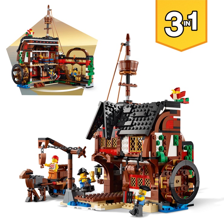 Konstruktors LEGO® Creator Pirātu kuģis 31109