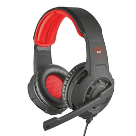 Игровые наушники Trust GXT 310, черный/красный