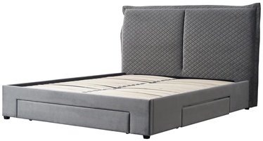 Кровать Becky 160, 160 x 200 cm, серый, с решеткой