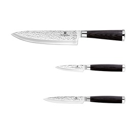 Hабор кухонных ножей Berlinger Haus Primal Gloss, универсальный/для овощей/поварской нож, нержавеющая сталь