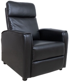 Массажное кресло Home4you Stanton, черный, 90 см x 74 см x 102 см